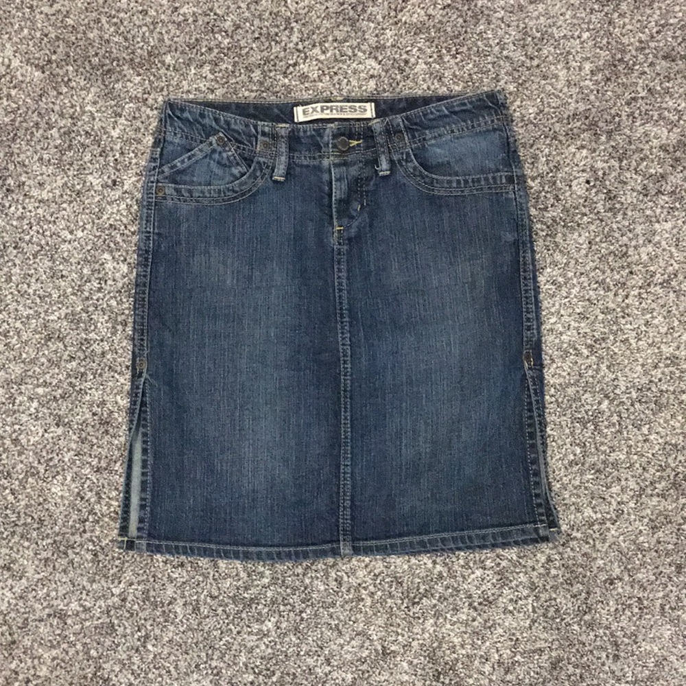 Express Jean Skirt Size 4
